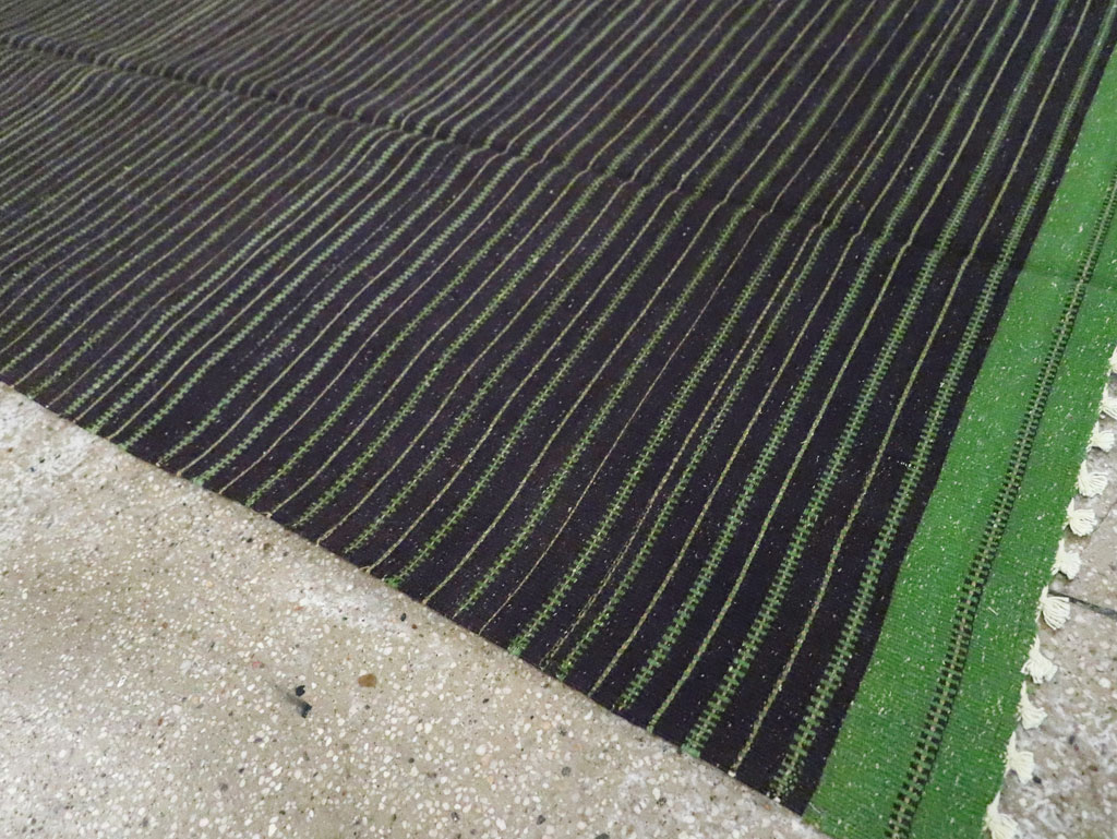 Vintage Turkish Flatweave Kilim Accent Rug, No.30500 - Gsblank