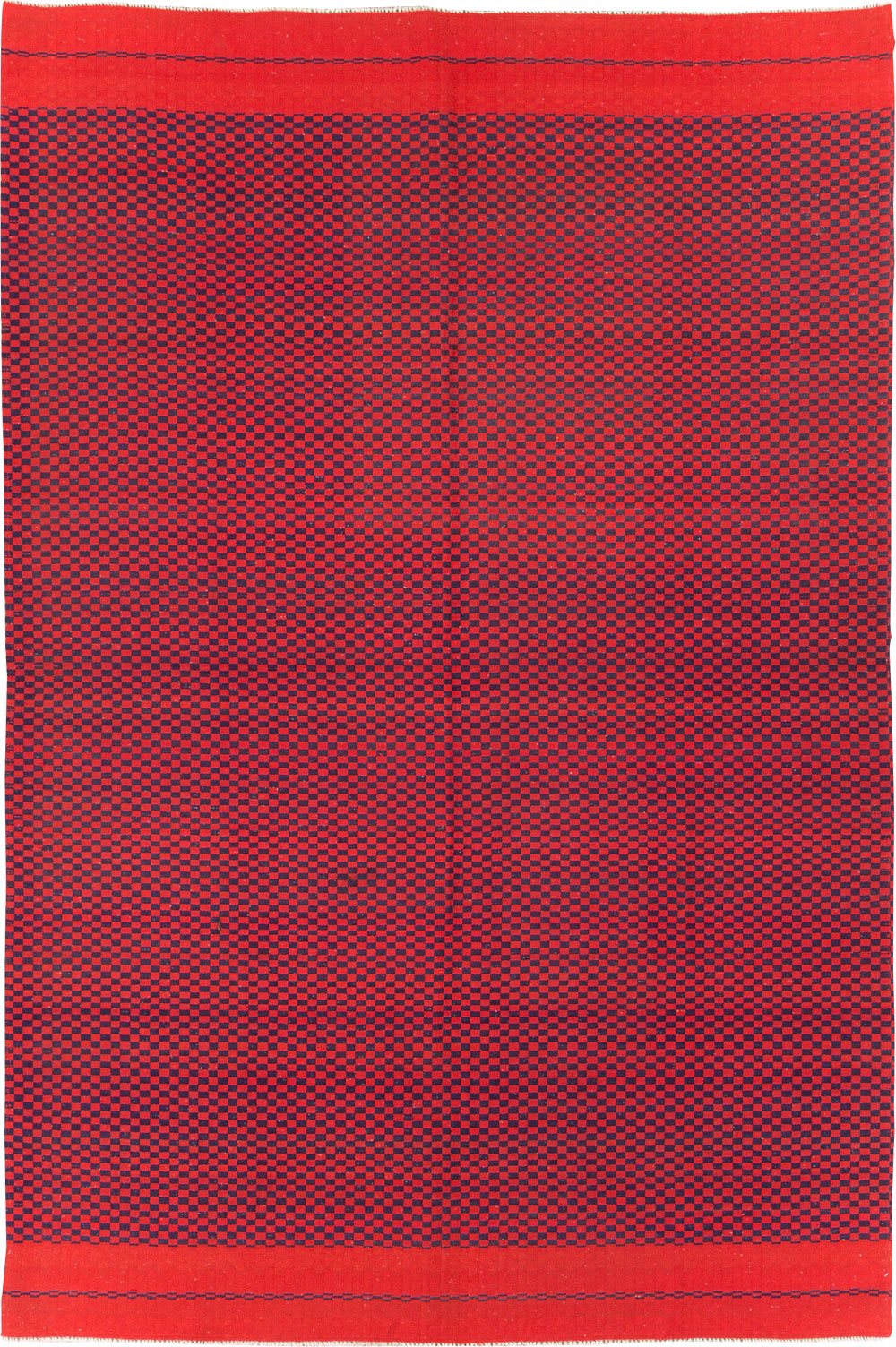 Mid-20th Century Handmade Turkish Flatweave, No.30501 - Gsblank