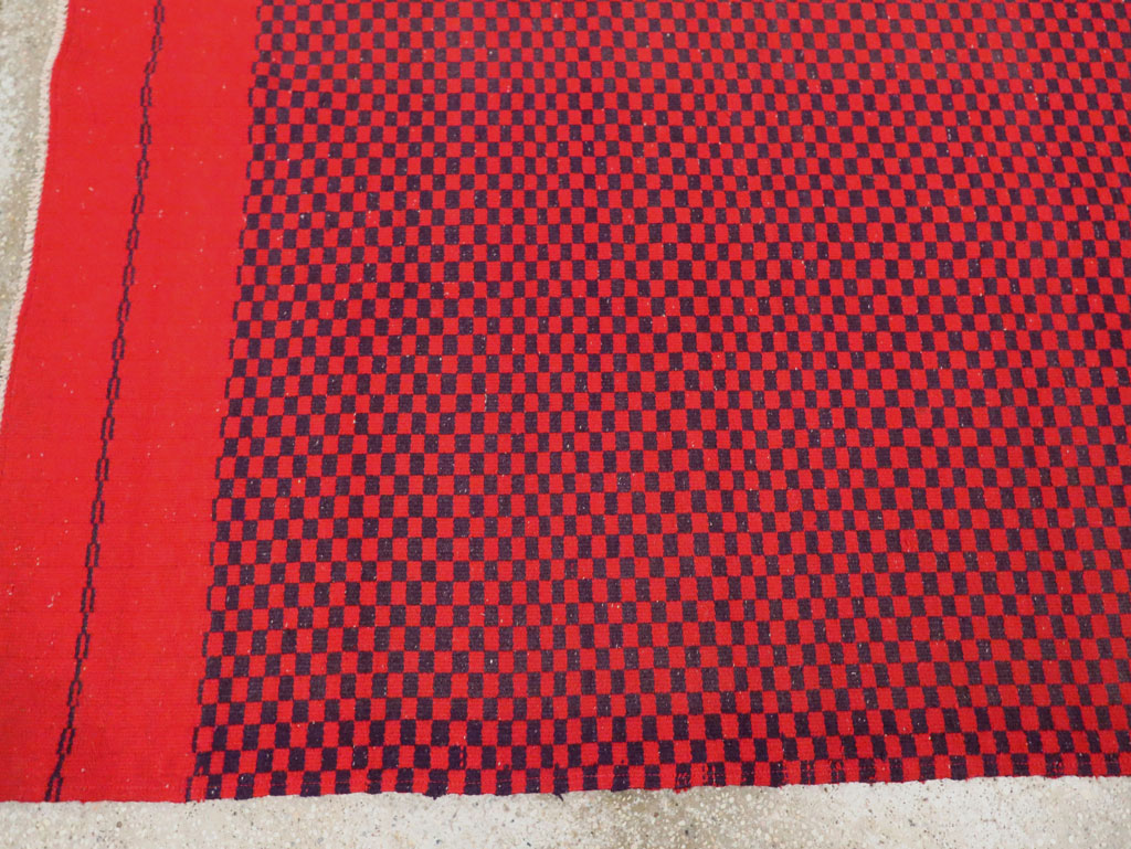 Mid-20th Century Handmade Turkish Flatweave, No.30501 - Gsblank