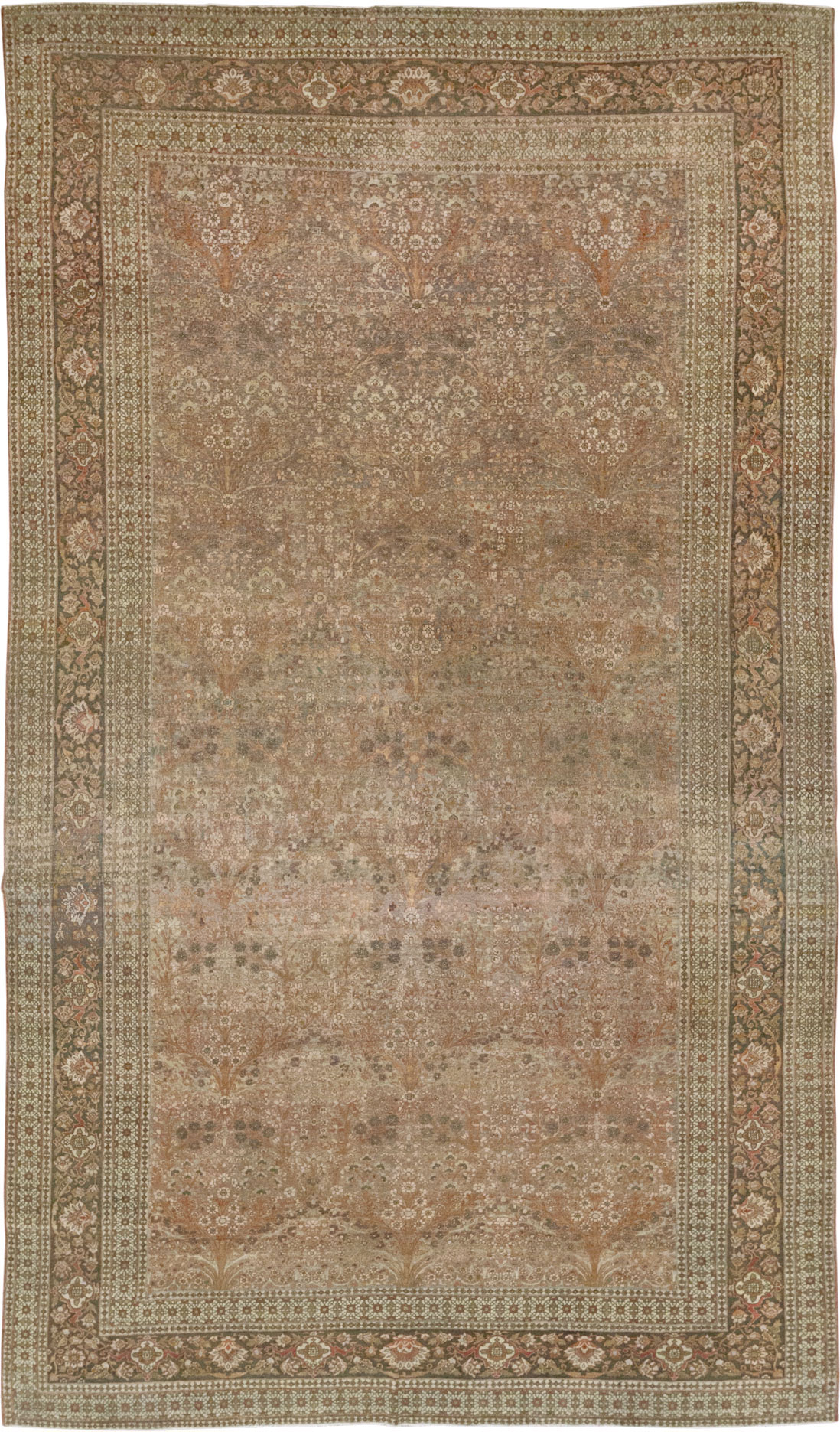 Antique Persian Isfahan Large Carpet, No.30507 - Gsblank