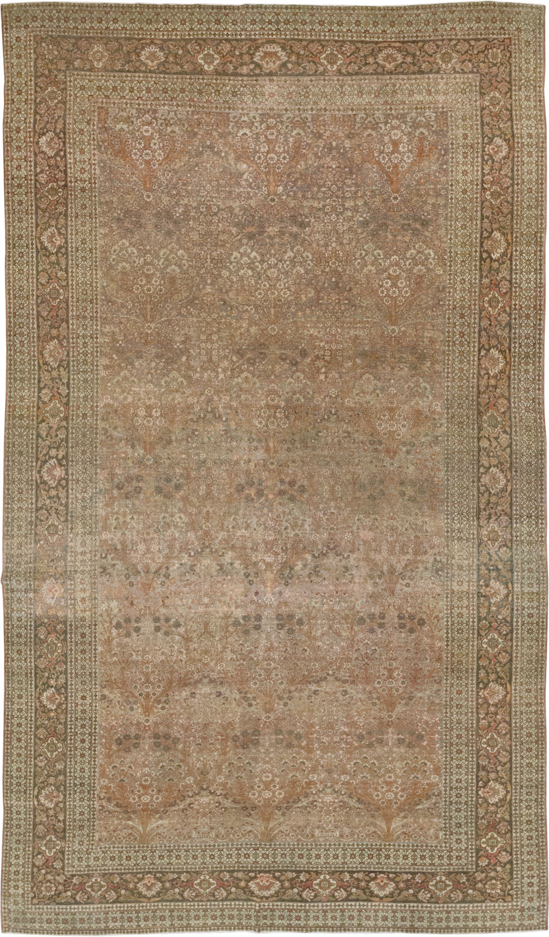 Antique Persian Isfahan Large Carpet, No.30507 - Gsblank