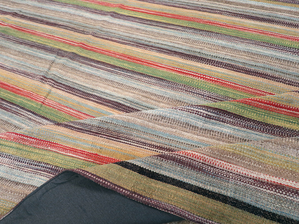 Large Contemporary Turkish Flatweave Kilim Carpet, No.30515 - Gsblank