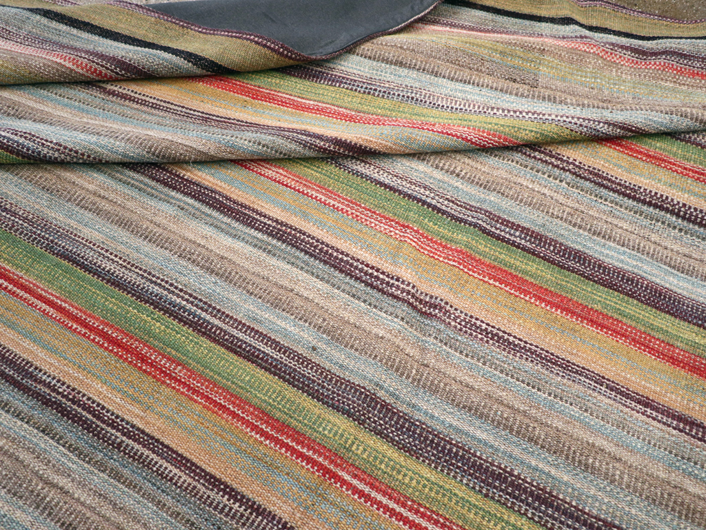 Large Contemporary Turkish Flatweave Kilim Carpet, No.30515 - Gsblank