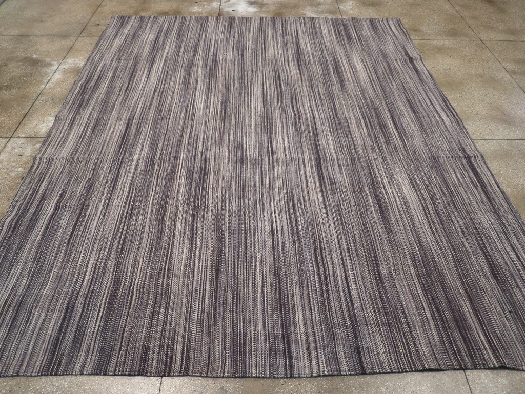 Modern Turkish Flatweave Kilim Room Size Carpet, No.30518 - Gsblank