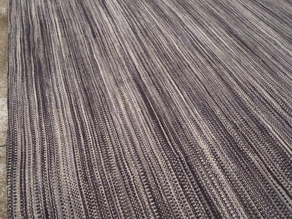 Modern Turkish Flatweave Kilim Room Size Carpet, No.30518 - Gsblank