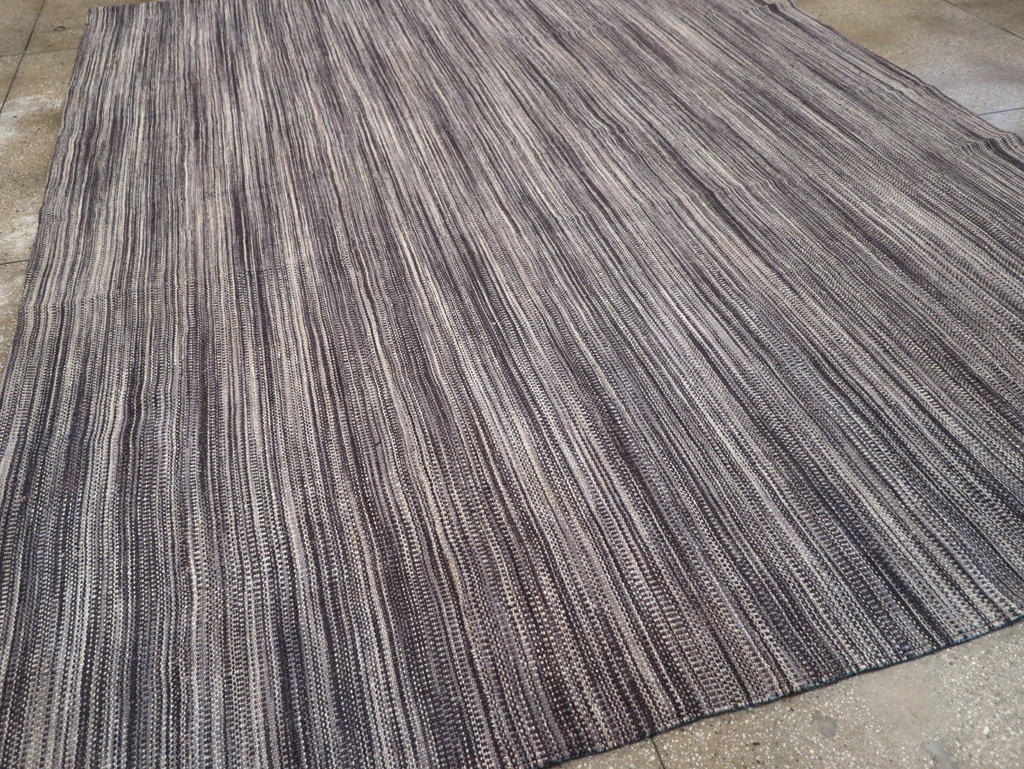 Modern Turkish Flatweave Kilim Room Size Carpet, No.30518 - Gsblank