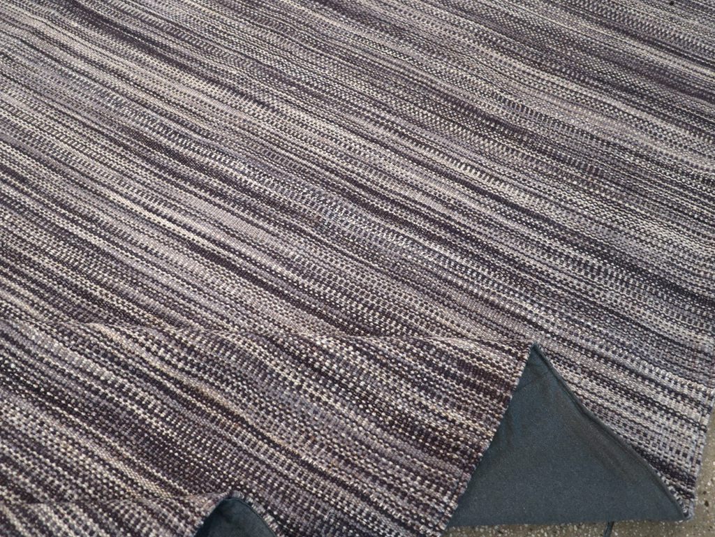 Modern Turkish Flatweave Kilim Room Size Carpet, No.30518 - Gsblank