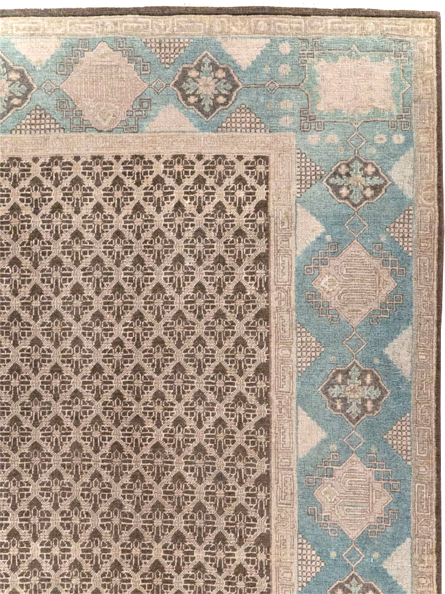 Antique Persian Serab Accent Carpet, No.30520 - Gsblank