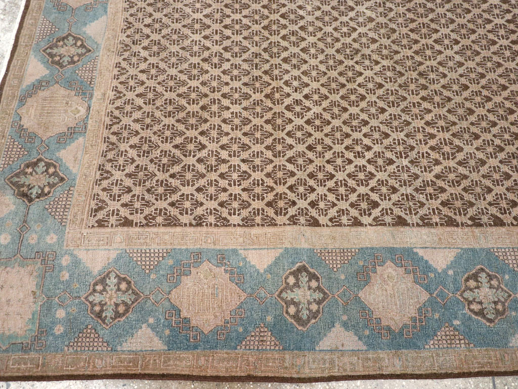 Antique Persian Serab Accent Carpet, No.30520 - Gsblank