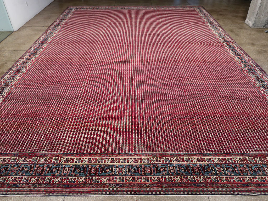 Vintage Persian Qashqai Oversize Carpet, No.30521 - Gsblank