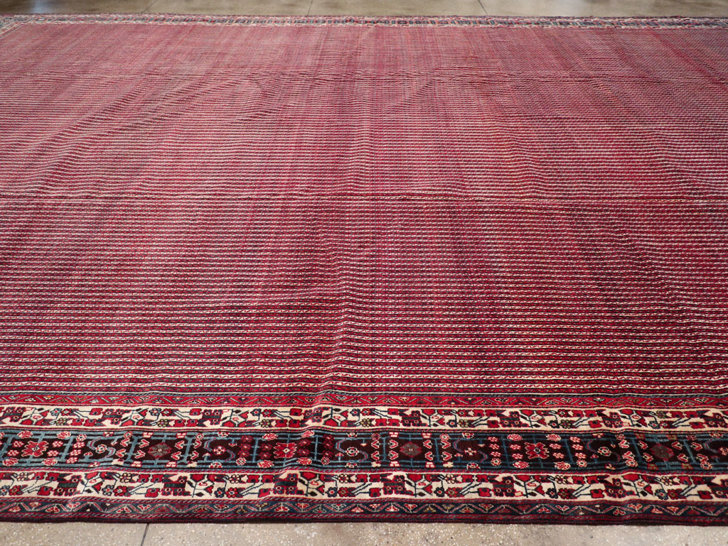 Vintage Persian Qashqai Oversize Carpet, No.30521 - Gsblank