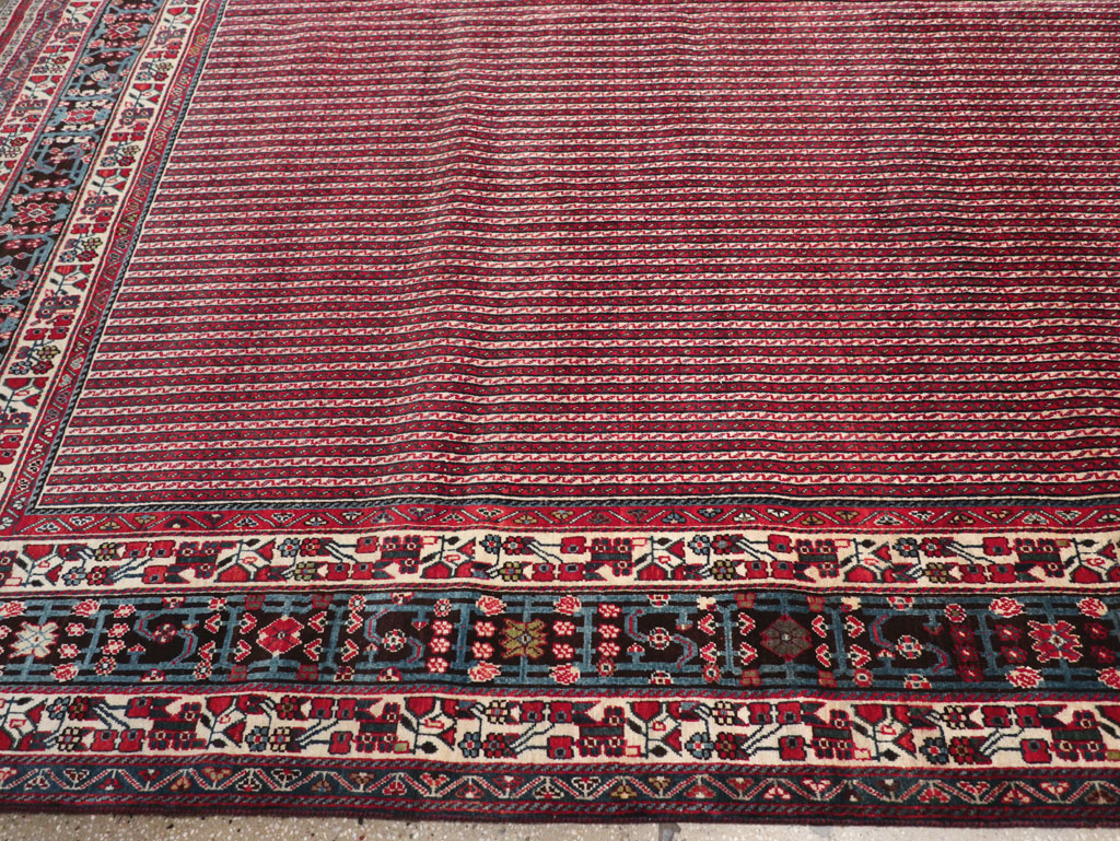 Vintage Persian Qashqai Oversize Carpet, No.30521 - Gsblank