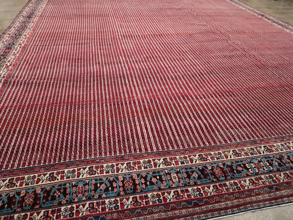 Vintage Persian Qashqai Oversize Carpet, No.30521 - Gsblank