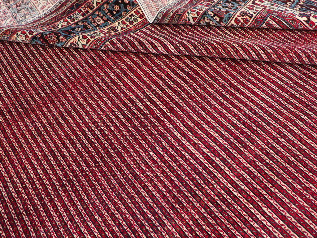 Vintage Persian Qashqai Oversize Carpet, No.30521 - Gsblank