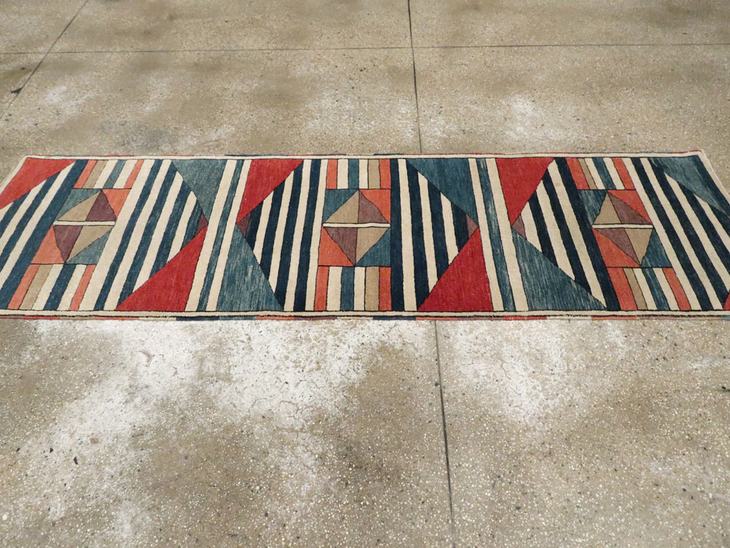 Contemporary Turkish Anatolian Runner, No.30522 - Gsblank