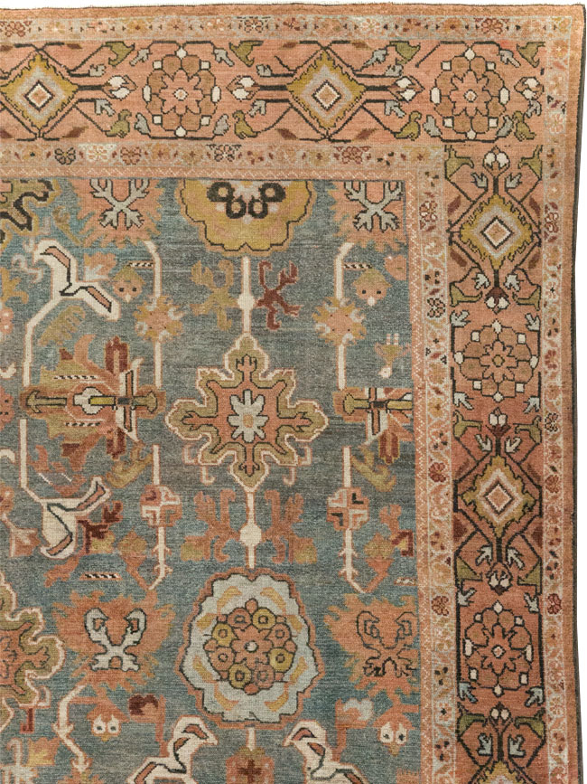 Antique Persian Malayer Long and Narrow Gallery Carpet, No.30526 - Gsblank