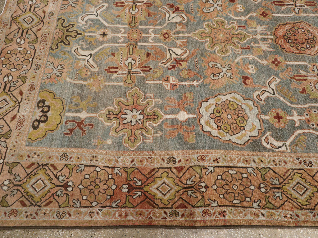 Antique Persian Malayer Long and Narrow Gallery Carpet, No.30526 - Gsblank