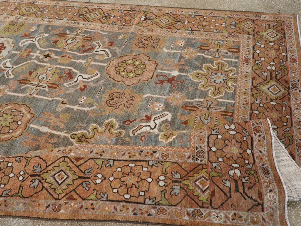 Antique Persian Malayer Long and Narrow Gallery Carpet, No.30526 - Gsblank