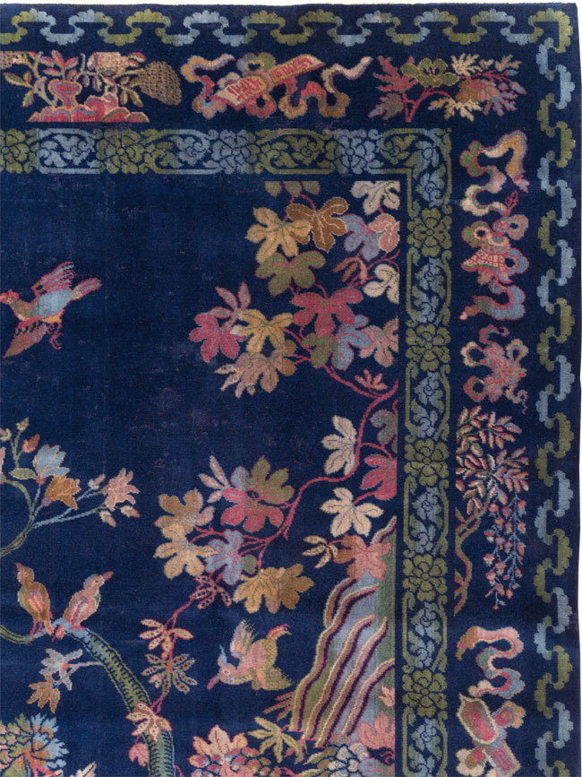 Chinese Peking Inspired English Axminster Room Size Carpet, No.30536 - Gsblank