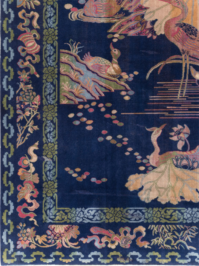 Chinese Peking Inspired English Axminster Room Size Carpet, No.30536 - Gsblank