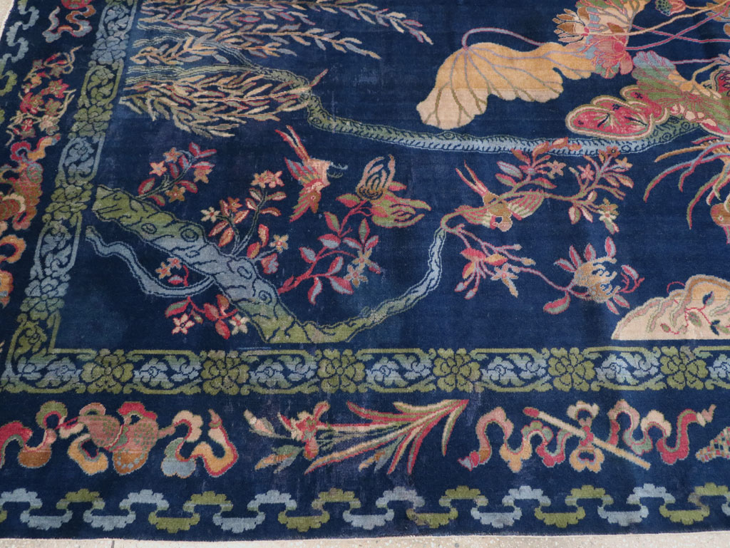Chinese Peking Inspired English Axminster Room Size Carpet, No.30536 - Gsblank