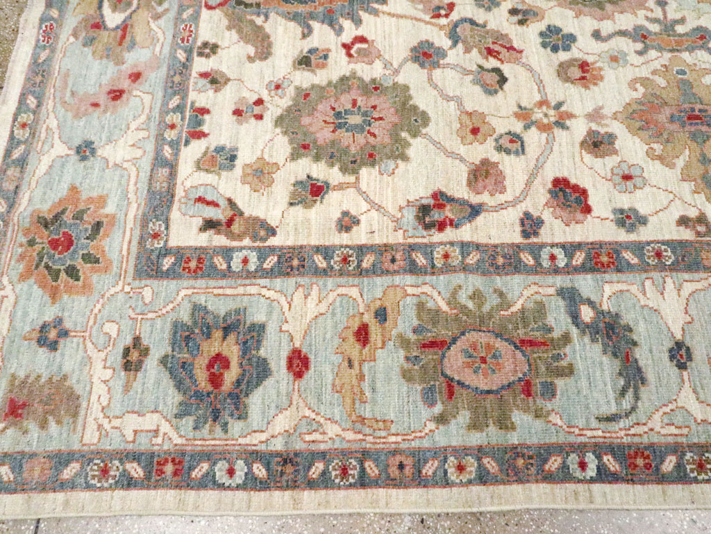 Modern Persian Sultanabad Small Room Size Carpet, No.30546 - Gsblank