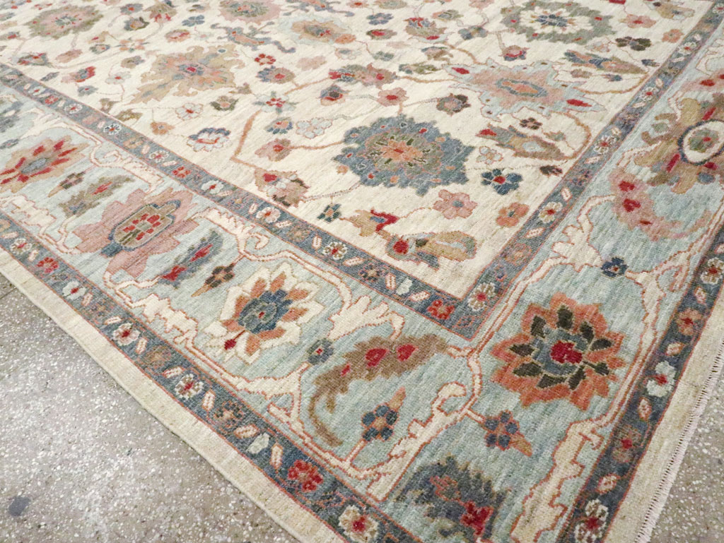 Modern Persian Sultanabad Small Room Size Carpet, No.30546 - Gsblank