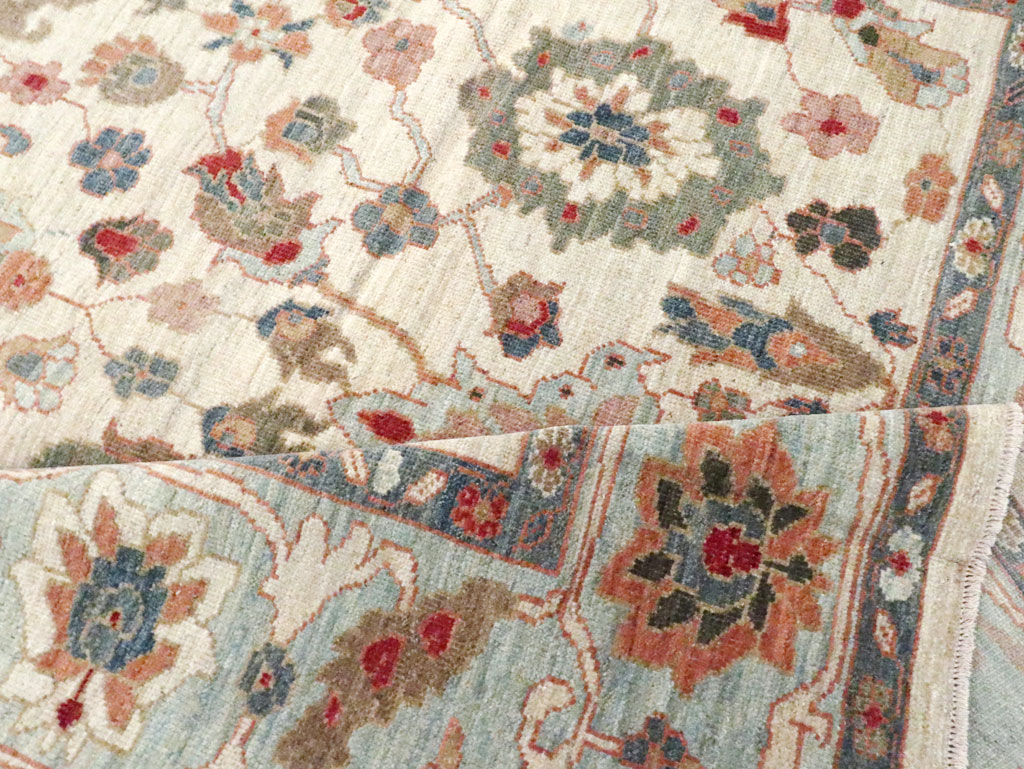 Modern Persian Sultanabad Small Room Size Carpet, No.30546 - Gsblank