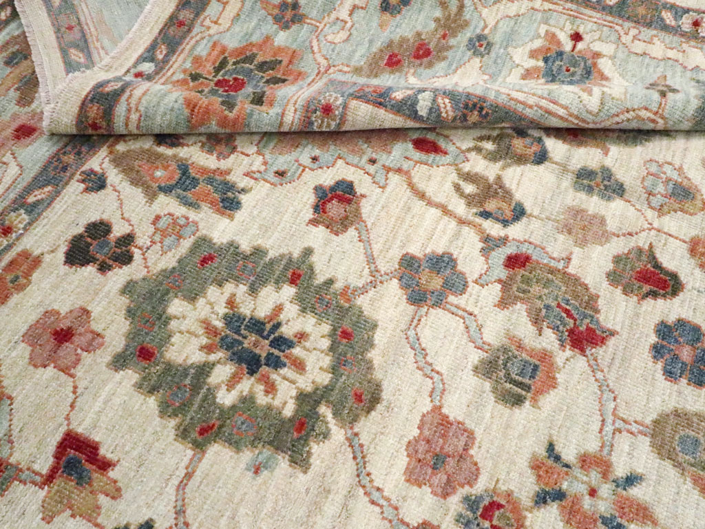 Modern Persian Sultanabad Small Room Size Carpet, No.30546 - Gsblank