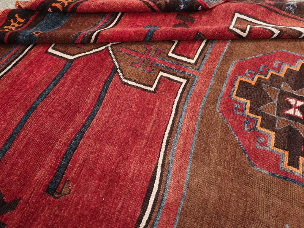 Vintage Turkish Anatolian Tribal Room Size Carpet, No.30550 - Gsblank