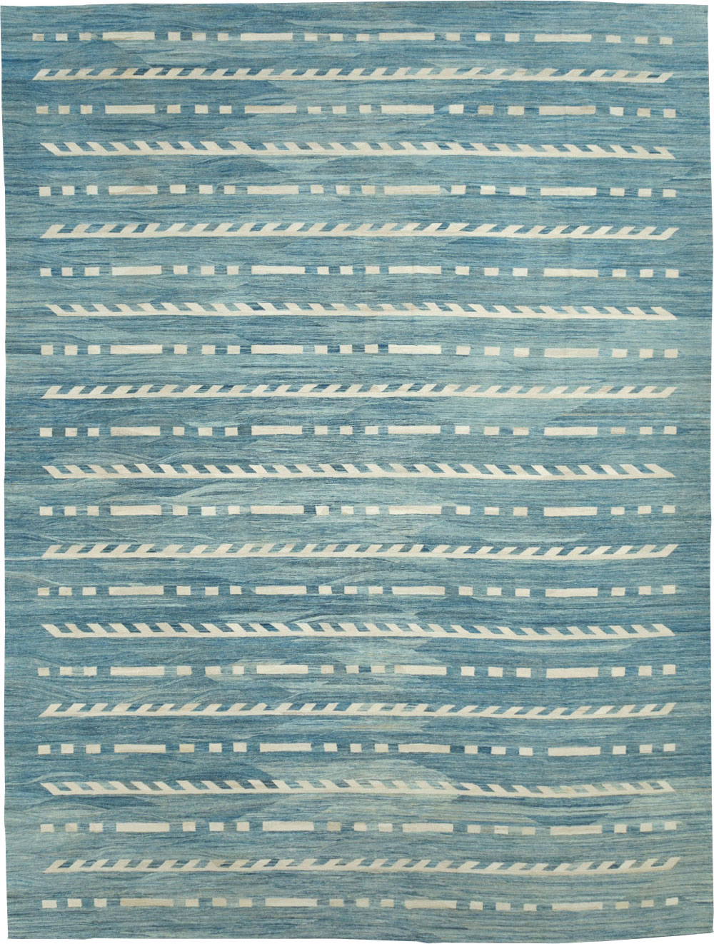 Modern Oversize Turkish Flatweave, No.30553 - Gsblank