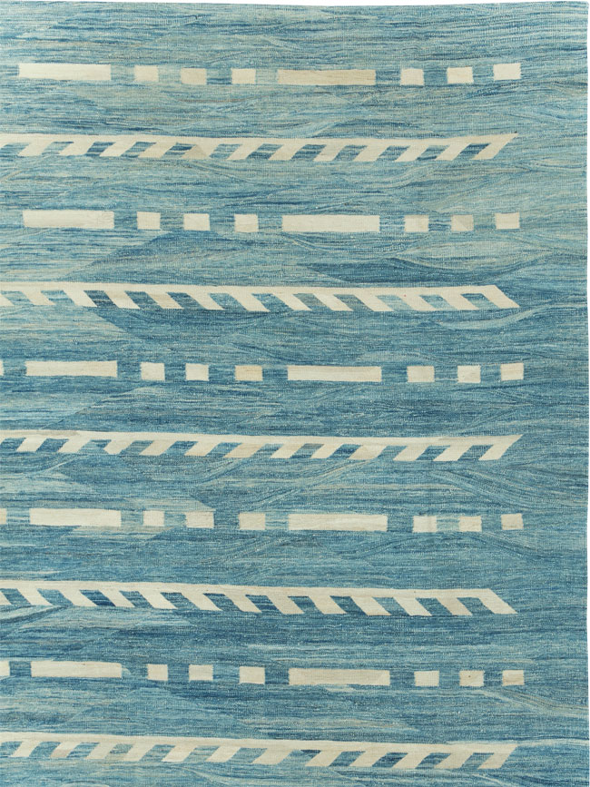 Modern Oversize Turkish Flatweave, No.30553 - Gsblank