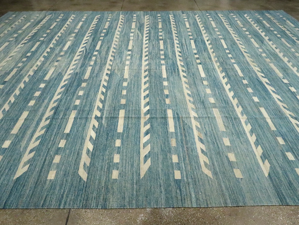 Modern Oversize Turkish Flatweave, No.30553 - Gsblank
