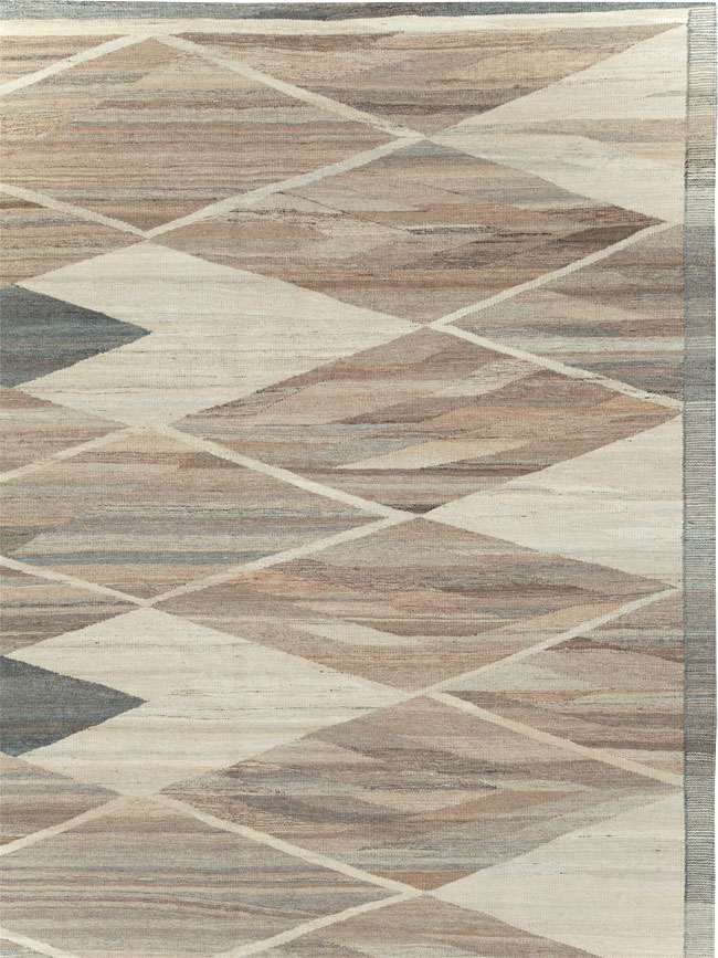 Modern Turkish Flatweave, No.30555 - Gsblank