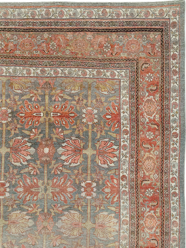Antique Persian Bidjar Large Carpet, No.30558 - Gsblank
