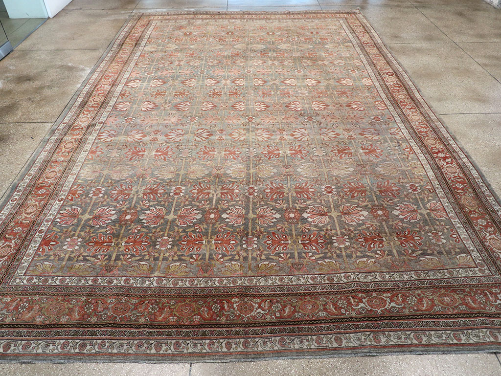 Antique Persian Bidjar Large Carpet, No.30558 - Gsblank