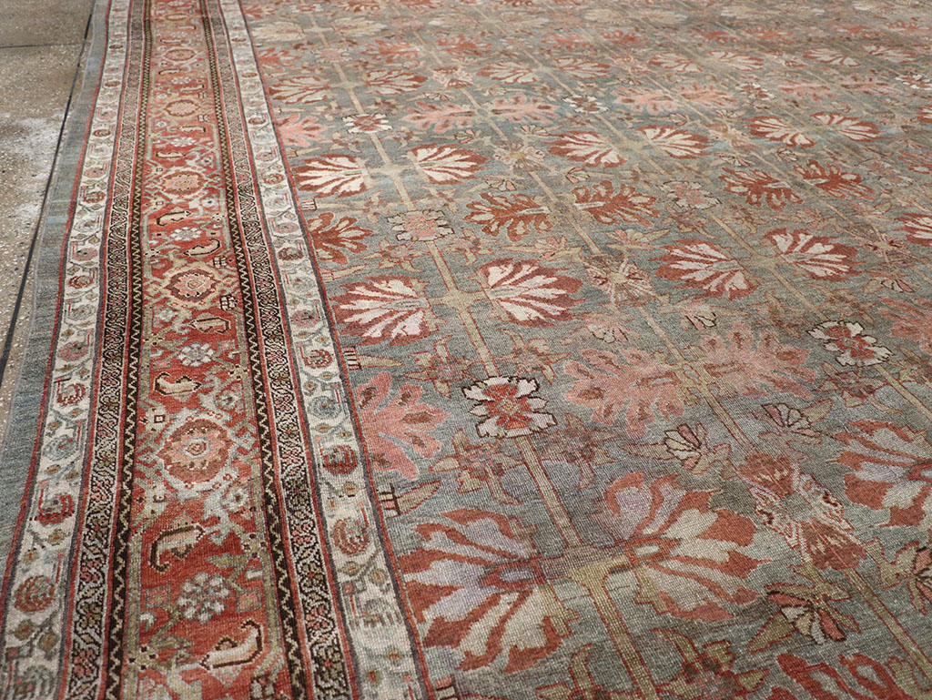 Antique Persian Bidjar Large Carpet, No.30558 - Gsblank
