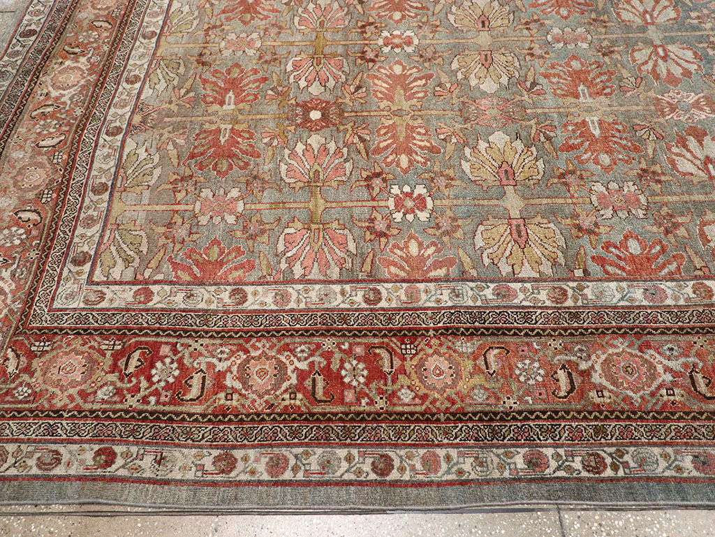 Antique Persian Bidjar Large Carpet, No.30558 - Gsblank