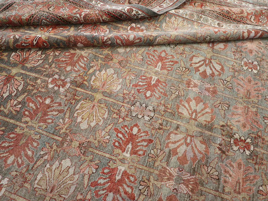 Antique Persian Bidjar Large Carpet, No.30558 - Gsblank