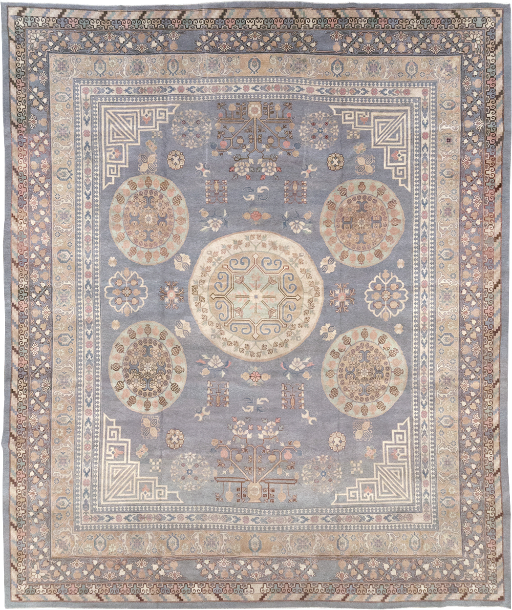 Modern East Turkestan Khotan Large Room Size Carpet, No.30559 - Gsblank