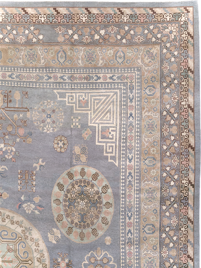 Modern East Turkestan Khotan Large Room Size Carpet, No.30559 - Gsblank