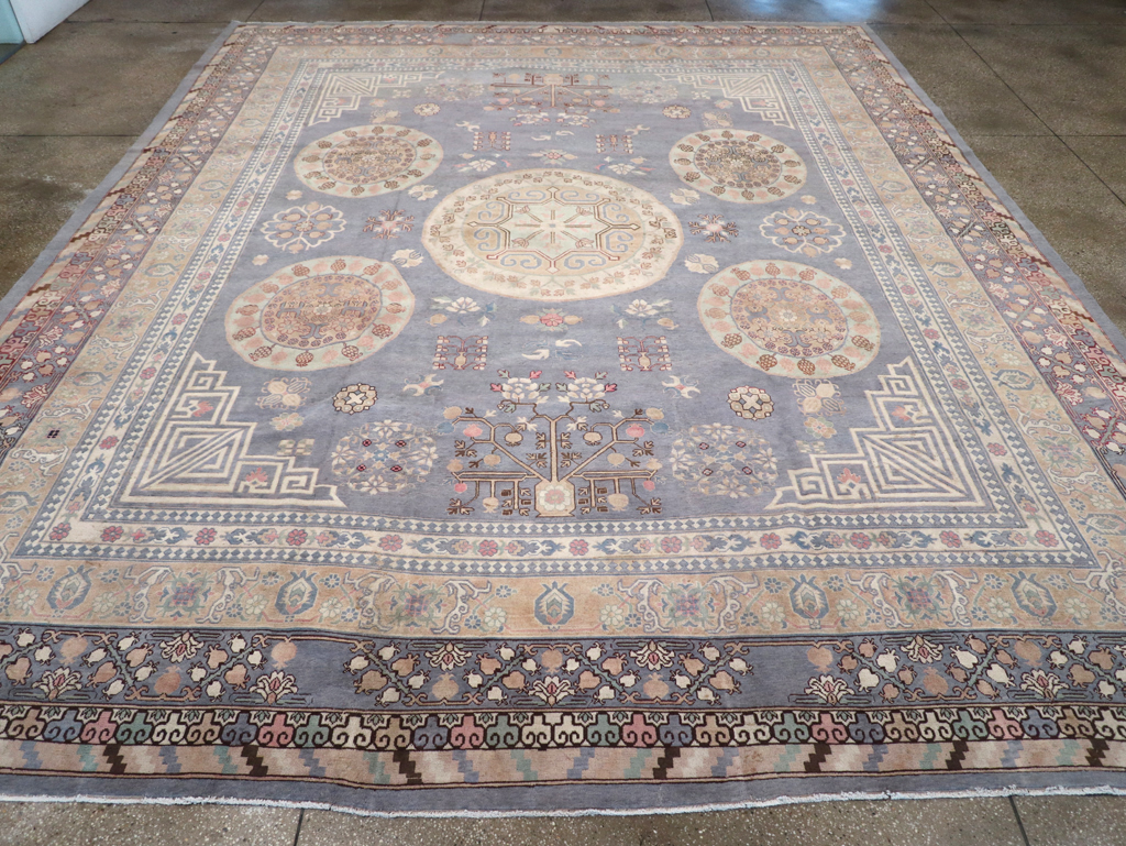 Modern East Turkestan Khotan Large Room Size Carpet, No.30559 - Gsblank