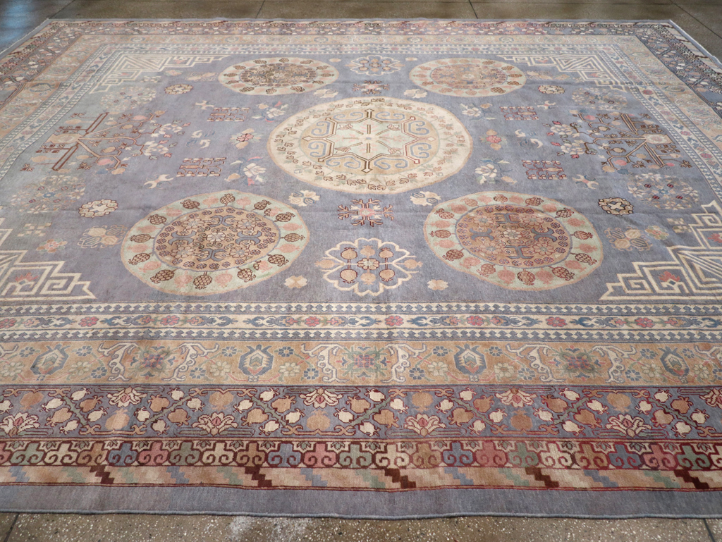 Modern East Turkestan Khotan Large Room Size Carpet, No.30559 - Gsblank