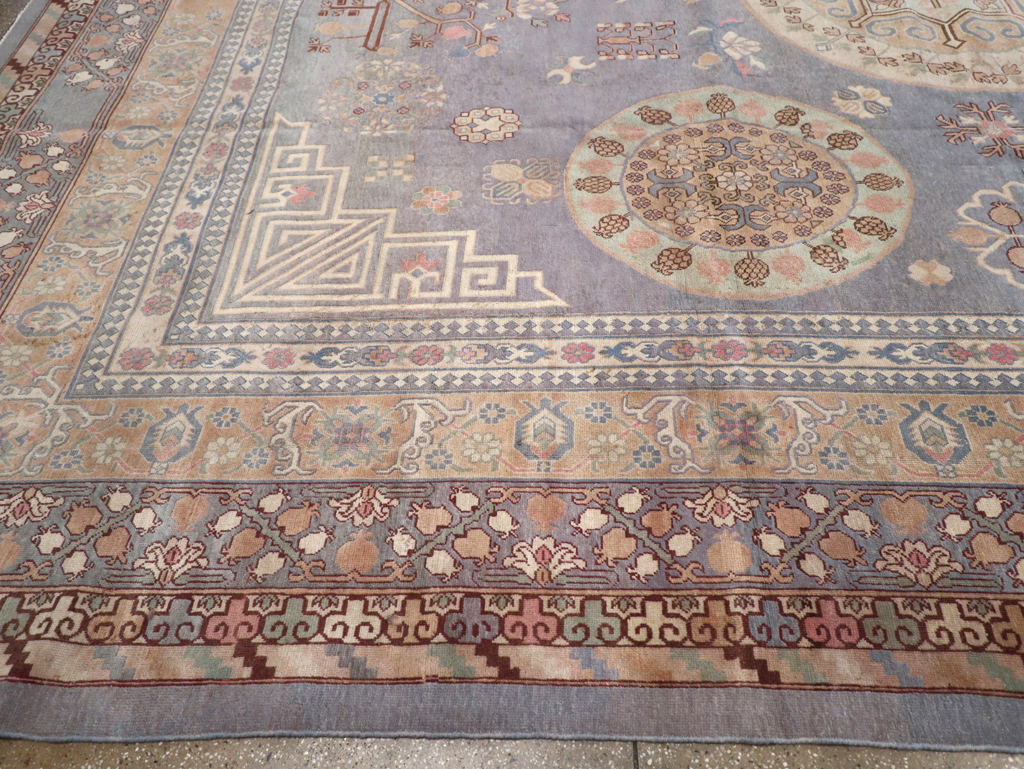 Modern East Turkestan Khotan Large Room Size Carpet, No.30559 - Gsblank