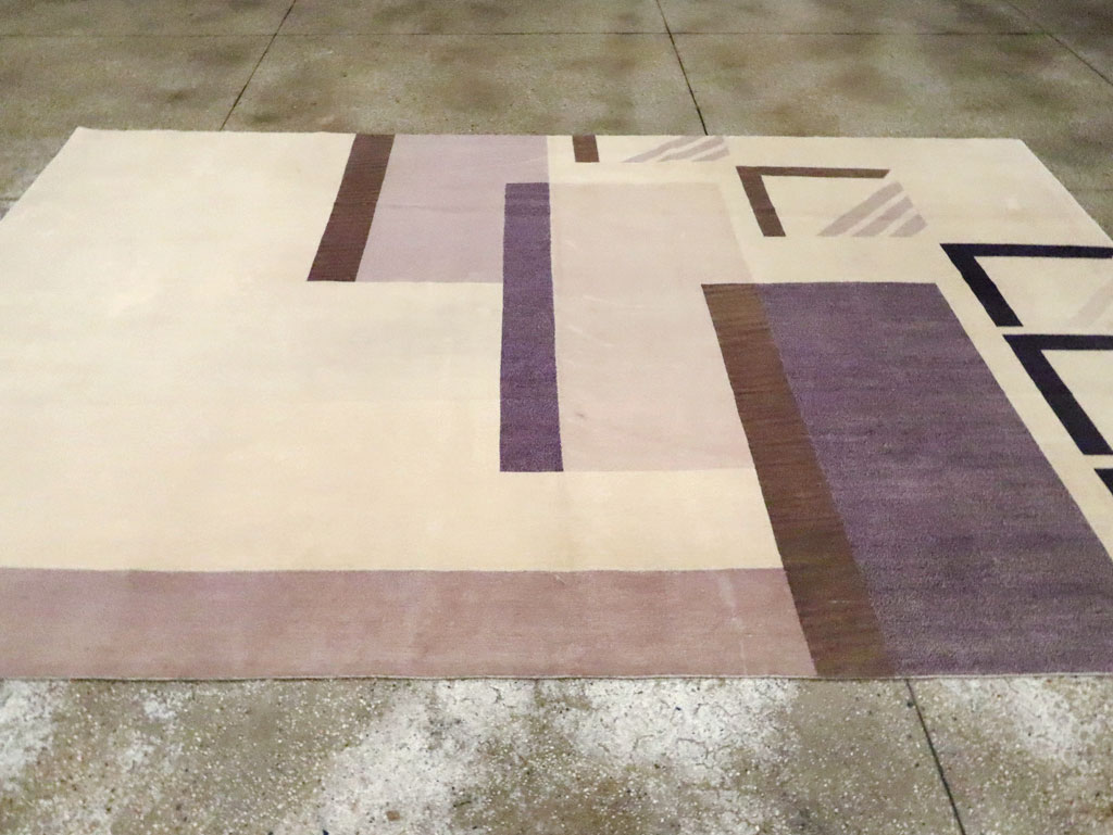 Modern Tibetan Art Deco Style Carpet, No.30562 - Gsblank