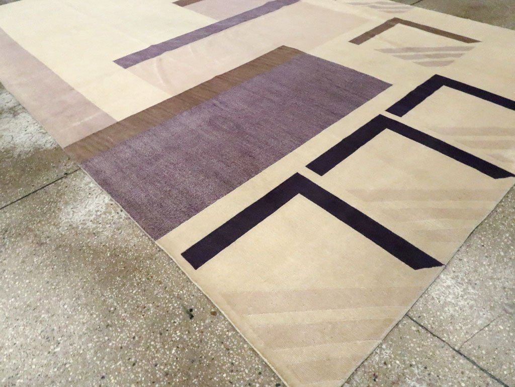 Modern Tibetan Art Deco Style Carpet, No.30562 - Gsblank