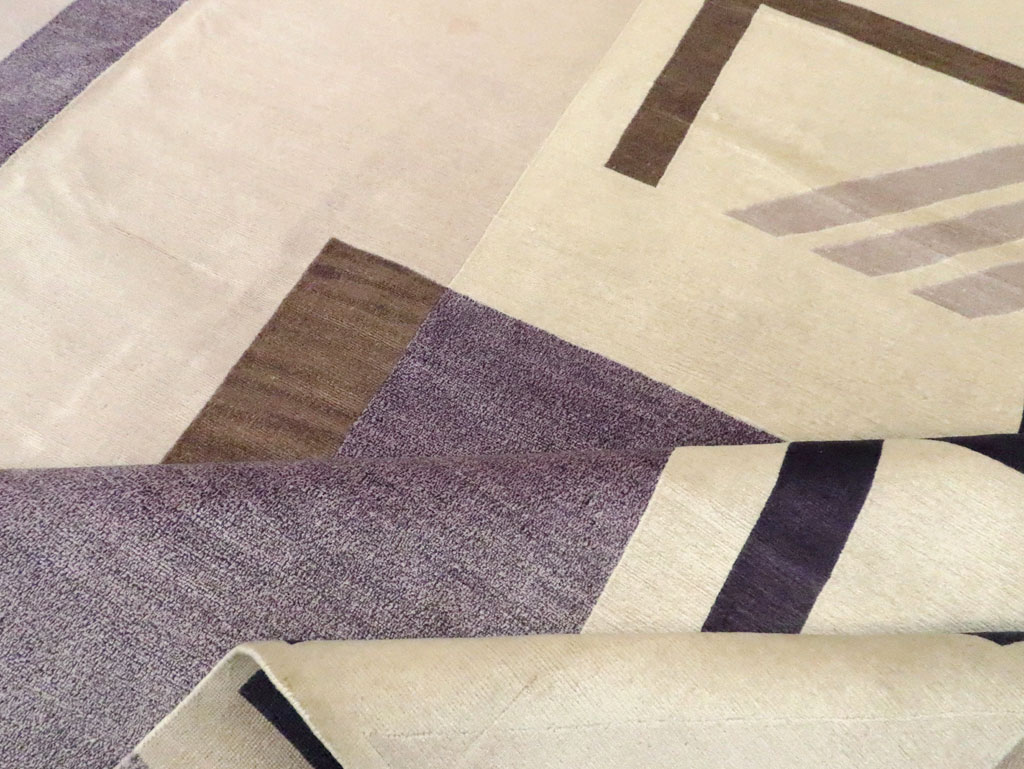 Modern Tibetan Art Deco Style Carpet, No.30562 - Gsblank