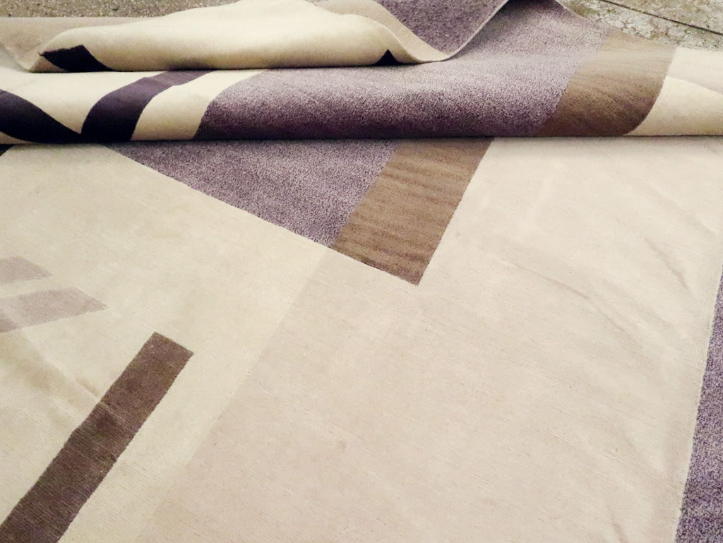 Modern Tibetan Art Deco Style Carpet, No.30562 - Gsblank