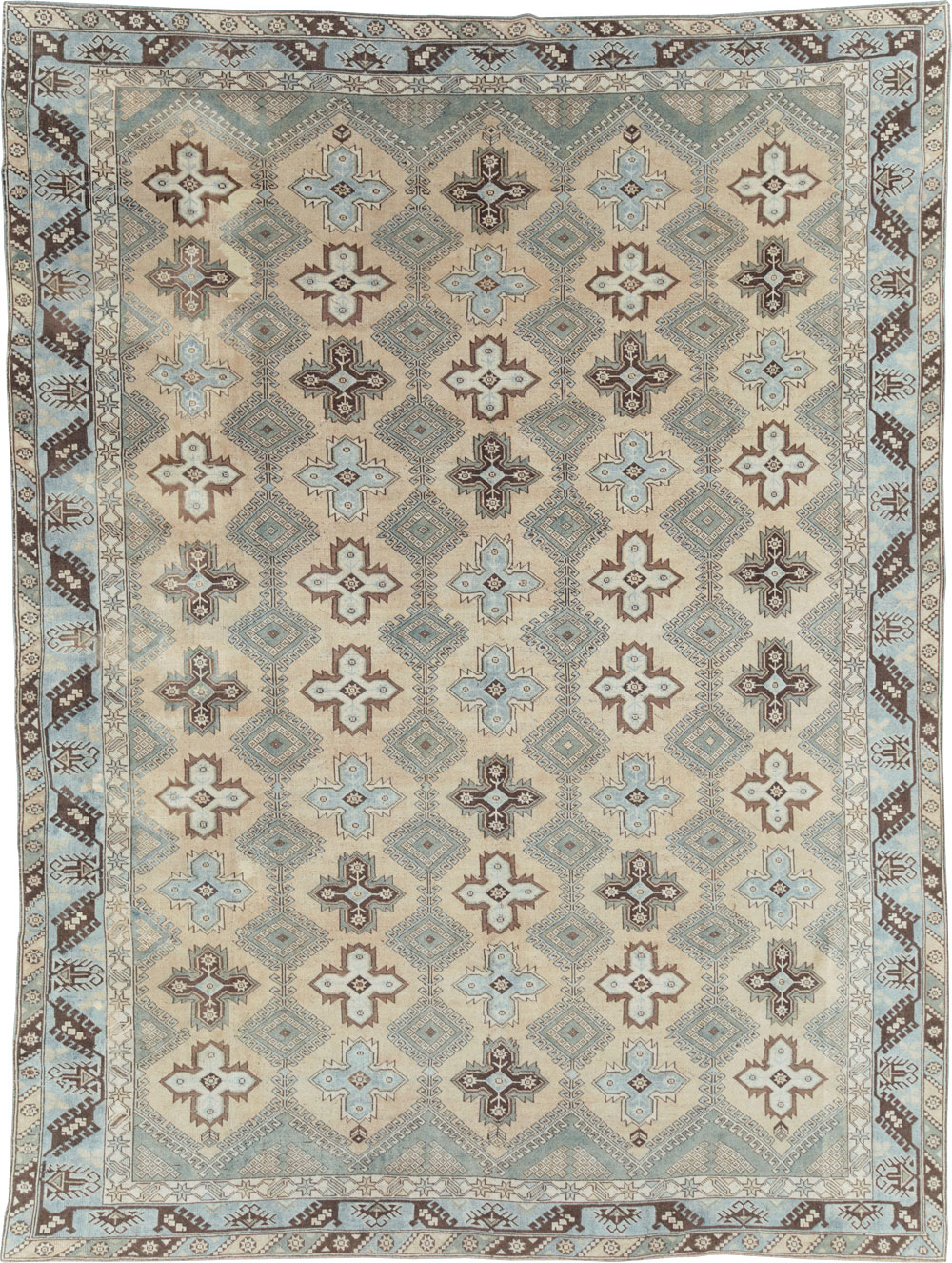 Vintage Room Size Anatolian Carpet, No.30564 - Gsblank
