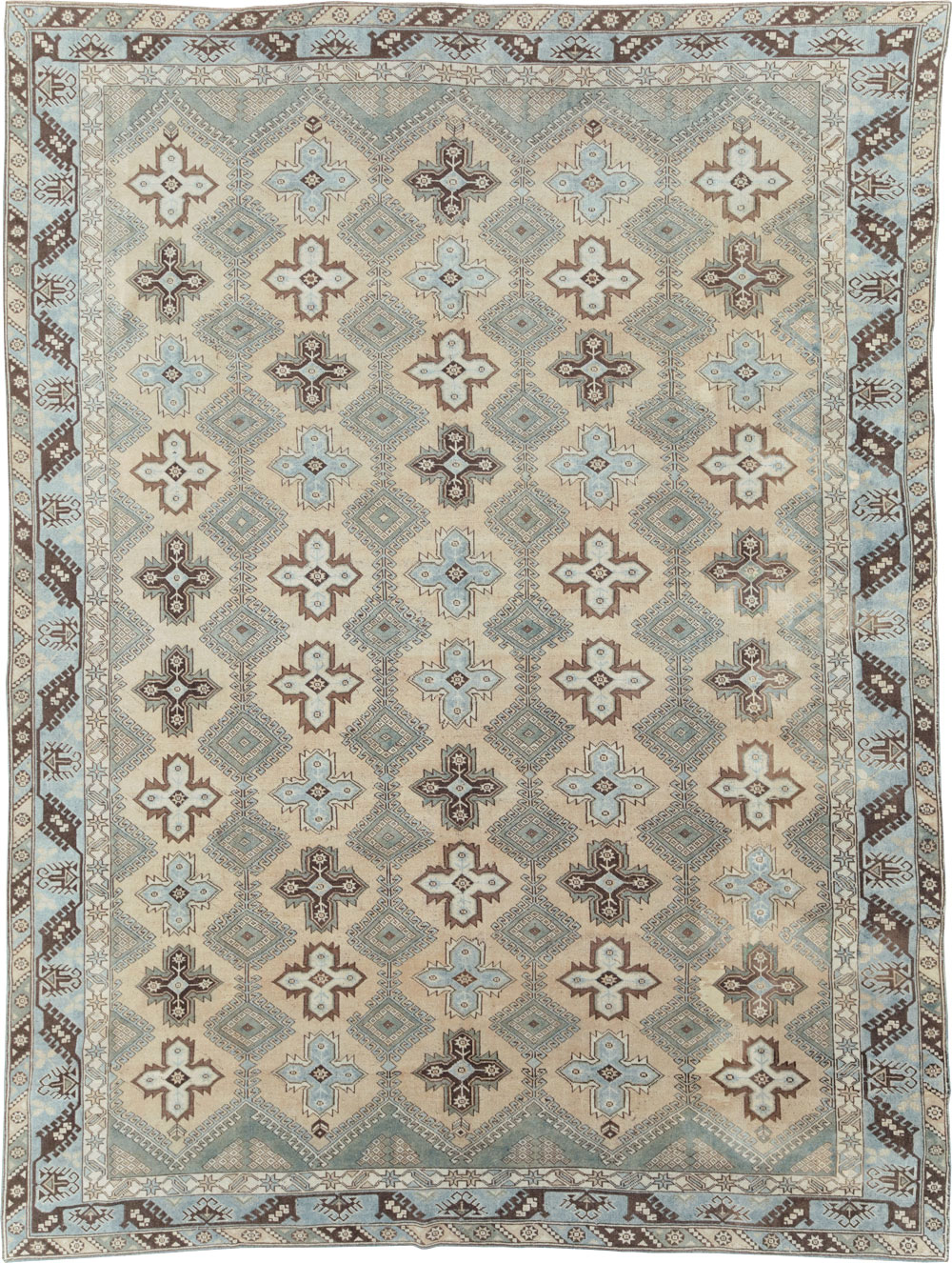 Vintage Room Size Anatolian Carpet, No.30564 - Gsblank